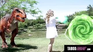 TABOO HEAT - Redhead MILF NALA BROOKS Travels Dimensions To Fuck Stepsis & Stepson