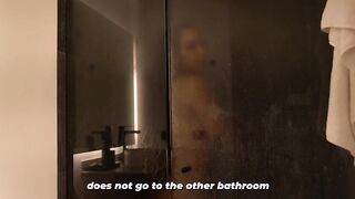 Nasty stepson steals his stepmother's towel, and things get out of hand