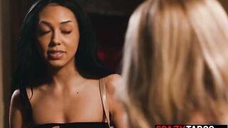 Big bazookas MILF screwed excited black lesbian so hawt stepmom enjoyed wet teen