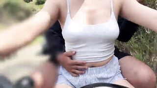 DiDi customer notices I'm not wearing a bra and puts his hand in my underwear
