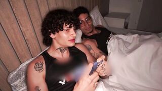 Kataleya Gil enjoys two dongs at the same time with Thiago and Jordy Fabian