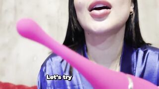 Trying My Recent Toy Both Ways – Vibrator & Set in Until I Cum in Squirt