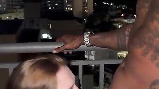 I had sex with my two married followers on the building's balcony while all the neighbors watched.