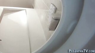 Asian teenagers pissing