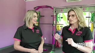 Stepsister Seals The Gym Gig With Her Mouth