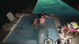 Hardcore Hot Tub 3-some With Deliah Grace And Nikki Zee WCA Productions