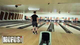 MOFOS - Kinky Brunette Gaby Ortega Turns A Bowling Night Into A Wicked Public Fuck Session