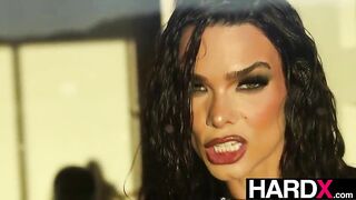 HARDX - Skintight Black Outfit, Collar On - Vixen Ivy Ireland Wants Hardcore Anal