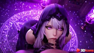 This sexually excited hotty in a hot outfit gets screwed in every gap by a giant black penis [AI]