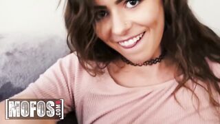 MOFOS - Alex Blake Slides Her Boyfriend’s Ramrod Past Her Heart-Shaped Bush Into Her Twat