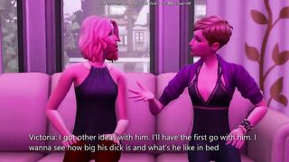 Shy Virgin Gets Laid For The first Time - sims 4 - 3D animation