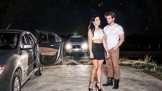 Traffic Stop Anal: Lalin angel Driver Takes the Trooper (AI generated)