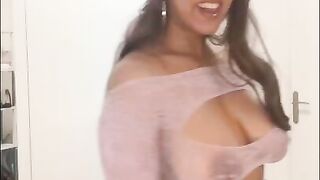 Young french Ayanna's riding her big vibrator