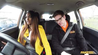 Her Ex Did All the Driving, So Jai James Paid With a Sloppy Oral-sex and Doggy - Fake Driving School