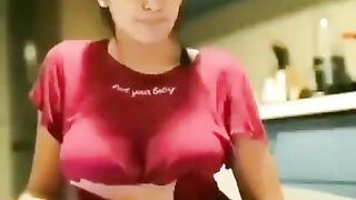 Big boob press - hardcore seduction natural boobs