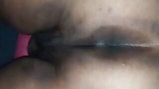 Sucking on a Mexican woman's big ass