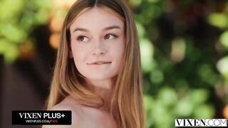 VIXEN Insatiable Gal Della Cate Rides A Giant Penis