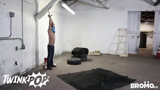 TWINKPOP - Brandon Cody Pins Cole Down And Pounds Him In A Taskmaster Gay Fantasy Come True