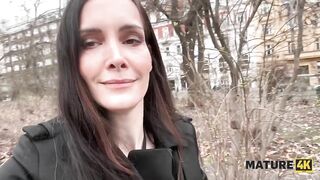 MATURE4K. A Mastix in Latex Lingerie loves Riding a young Weenie