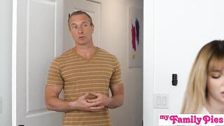 Bold Golden-haired Beauty Demi Hawks Asks Stepdad, "I Wonder If Your Dick Would Feel Bigger in My Mouth?"