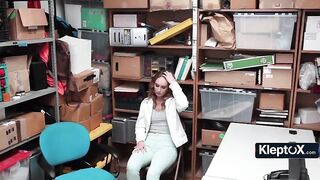 Shoplifter Spreads For A Search Then Accepts The Guard's Deal