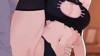 Beautiful woman caught Hentai Animation