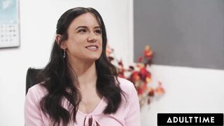 ADULT TIME - Trans Teacher Gray Perrier Rewards Top Student Kimmy Kimm With FREE USE Sex