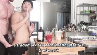 [Mick & Gunther - E13. Birthday Reunion] White Ginger Top with BWC and his Asian Twink Bottom Boyfriend