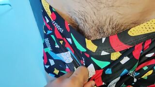 Beach surfer male splashed loads cum on my face from his wet white penis‍