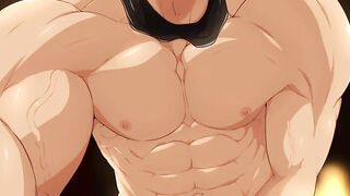Gay Yaoi Jerking Off