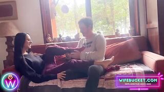 My playful stepsister brought me inside to fuck her and we shared it with Wifebucket