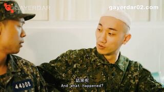 Rookie Private’s first Anal Probing and Facial