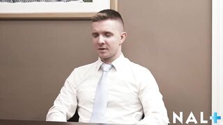 MasonicBoys - Sexy, suited, Kristofer Weston pops cute virgin's cherry
