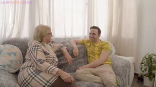 boy fucks hard Senora Fina, older milf of 70 years old who has biggest boobs