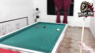 Mariana Martix Loses a Game of Pool and Pays With Her Constricted Round Ass