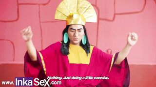 INKA SEX - PARODY THE MADNESS OF EMPEROR KUXCO FUCKS HIS FRIEND MALINDA IN THE ANAL OPENING