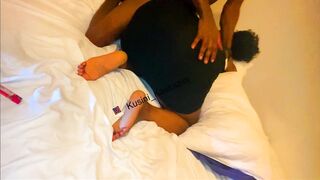 Slipped off that constricted black dress after the club and made her moan into the night.