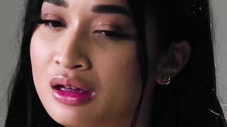 Big bazookas small Asian MILF Avery Black flaunts her sexy body and fingers herself
