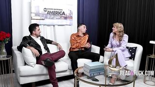 Freeuse Guests Hijack Her Mouth Mid Pitch