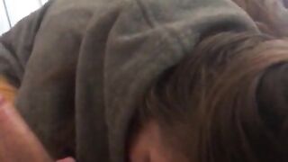 Russian homemade amateur fellatio in the kitchen with a worthwhile-looking MILF - Lovessie