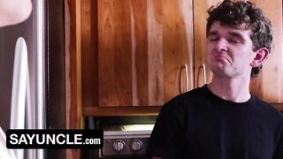 Bored At Home: Jack Waters Blindfolds His Step-Cousin Canyon Cole For A Sweet And Sour Game