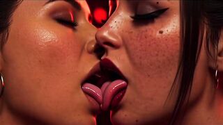 AI grok Imagine video, Videogame GTA VI Lucia x lily in advance of GTA VI