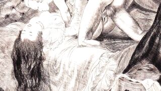 top 20 retro erotic drawings