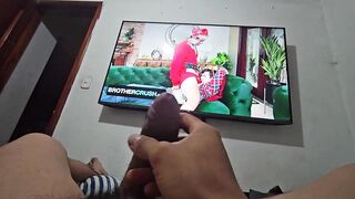 Masturbating during the time that watching homo porn!!