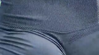 Vehement sex with a stranger after the gym
