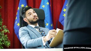 FURIOUS DUDE-HORSE - Office Hours Over - Nico Zetta & Lazzarato Huge Ramrod Action