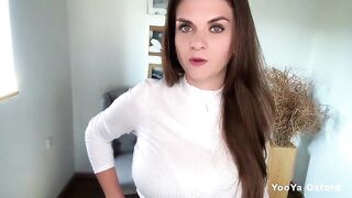 T-girl Stepmother Surprised her Stepson with Big Dick Under his Face