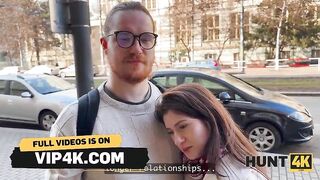 HUNT4K. I never Cum with my Nerd BF