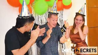 I FUCK MY ALMOST ANY WONDERFUL FRIEND'S WIFE ON HIS BIRTHDAY AND HE CATCHES US.