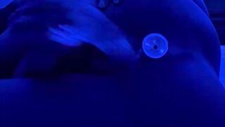 kitten throatin deep penetration with buttplug